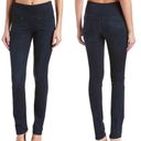 Spanx  Alexia High Rise Denim Skinny Jeans Side Zip Dark Wash Size Medium Photo 2