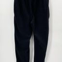 Patagonia  Vintage Synchilla Fleece Pants Size L Black Elastic Waist Snap Pockets Photo 8