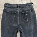 PacSun Black Distressed High Rise Denim Mom Jeans Retro 90s Y2K 00s Size 28 Photo 10