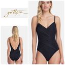 Gottex New.  black tummy control swimsuit. Normally $158. Size 10 Photo 1