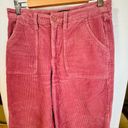 a.n.a . Women's Pink Corduroy Extra Wide-Leg Pants Size 6 Rose Color Sailor Pants Photo 3