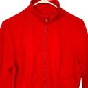 Zella  Women's Bright Orange Full Zip Funnel Neck Athletic Jacket Size Medium Photo 1