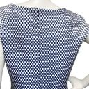 ECI Beige by  Women’s 10 navy and white polka dot sheath Ombre Dress Photo 2