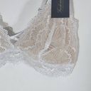 Frederick's of Hollywood  White and Nude Lace Bralette Sz 2X NWT Lingerie Shower Photo 2