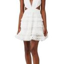 Rococo  Sand Tessa Short Dress in White Small Womens Cutout Cocktail Mini Photo 0