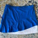 Lady Hagen  golf skort Skirt with spandex shorts under. Royal blue White Size 12 Photo 1