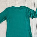 Zyia  Active size medium chill perforated teal long sleeve gym workout shirt Photo 10