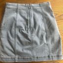 Free People Gray Mini Skirt Photo 1