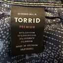 Torrid  Sky High Skinny Premium Stretch Jeans Cropped Whisker Medium Wash 26R Photo 3