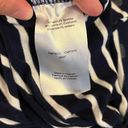 Motherhood Maternity  Navy and White Striped Long Sleeve V-Neck Tee Size Small Photo 3