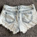 Blue Spice light wash distressed jeans shorts y2k Photo 2