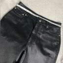 Tommy Hilfiger 100% Leather Black Long Pants. Women’s Size 6. Photo 10