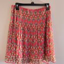 Flowy Pleated Skirt Red Size M Photo 1