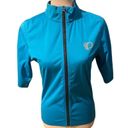 Pearl Izumi  Womens Atheletic Tops Full Zip Half  Sleeve Turquoise Medium-BNWOT Photo 7