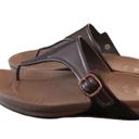 FitFlop  Super Jelly Thong Wedge Sandals US 9 Brown Bronze Wedge Comfy Casual Photo 1