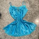 Victoria's Secret Blue Slip Dress Photo 1