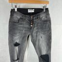 One Teaspoon  Le Duke Freebirds II Destroyed Skinny Jeans Size 27 Photo 12