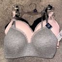 Nautica Black, Grey and Black Bras Photo 0