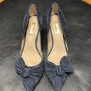 Louise et Cie Pumps Knot Bow D’orsay Suede Kitten Heels Cutouts Photo 1