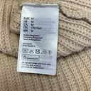 H&M  Women's Beige Deep V-Neck Cap Sleeve Knit Pullover Sweater Vest Dress Size M Photo 4