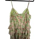 Boohoo  Floral Chiffon Tiered Midi Dress Size 16 Photo 1