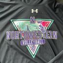 Under Armour Northwestern Volleyball Hawaiian Style Hooded Long Sleeve Photo 1