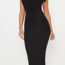 Pretty Little Thing Black One Shoulder Maxi Dress Photo 0