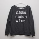 Grayson Threads "Mama Needs Wine" Crewneck Sweatshirt Photo 0