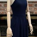 B Darlin 🎉HP🎉  navy blue juniors minidress w/ pockets/ 3/4 /Excellent condition Photo 5