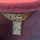 L.L.Bean Vintage  Burgundy Cardigan Sweater Button Up Tweed - Size M Photo 5