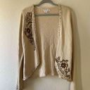 Coldwater Creek  beaded Y2k vintage open cardigan size large Photo 1