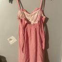 American Eagle Pink & White Striped Dress Photo 1