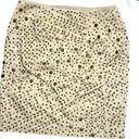 Lafayette 148  Bronze Studded Beaded Pencil Skirt Size 10 Photo 7