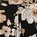 Apt. 9 Black Floral Button Midi Skirt XXL Photo 4