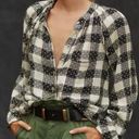 Pilcro Breezy Plaid Button Down Top Photo 0