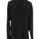 RDI  Waffle Knit Hoodie Pullover Top Black Women’s Size Small NWOT Photo 3