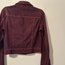 Aeropostale Pretty Little Liars Burgundy Denim Jacket Size M Photo 7