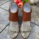 Louise et Cie  Rocco Snake Espadrille Wedge Sandals 8.5 Photo 2