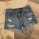 BDG High Rise Cheeky Distressed Jean Shorts Photo 0