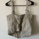 Vintage 80s Marithé Fráncois Girbaud Denim Corset Style Bustier Top Size 10 Photo 8