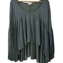 Petal  Dew sage, green, bohemian blouse, size medium women’s Photo 0