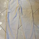 Theory Linen Cargo Pants Size M Cream White Photo 5