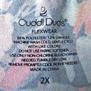 Cuddl Duds  Women’s Blue Red Floral Print Pull-On Pajama Shorts Plus Size 2X GUC Photo 3