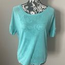 prAna  Women’s Shirt Top Athletic short sleeve blue green xsmall Photo 2