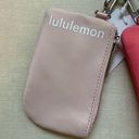 Lululemon Dual Pouch Wristlet - Pink Mist/Raspberry Cream/White Photo 1