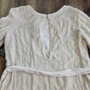 Retrofete Grace Sequin Dress in Moonglow White Size XS NWT Belt Long Sleeve Photo 8