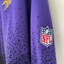 NFL Team Apparel NFL Minnesota Vikings Ascent Full Zip Oversized Hooded Fleece Size S Photo 9