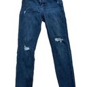 Juicy Couture  Dark Wash Distressed Denim Ankle Jeans Size 6 Photo 0