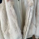 Banana Republic  Faux Fur Bomber Jacket Mob Wife L Photo 6