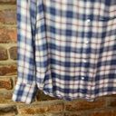 Treasure & Bond  Flannel Plaid Boyfriend Button Down Shirt Women's Size XXS Photo 3